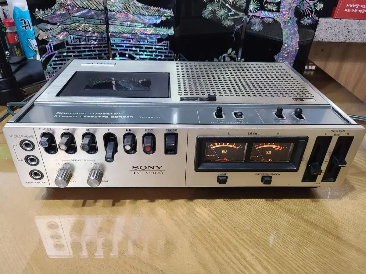 빈티지 소니 TC-2800 스테레오 카세트코더